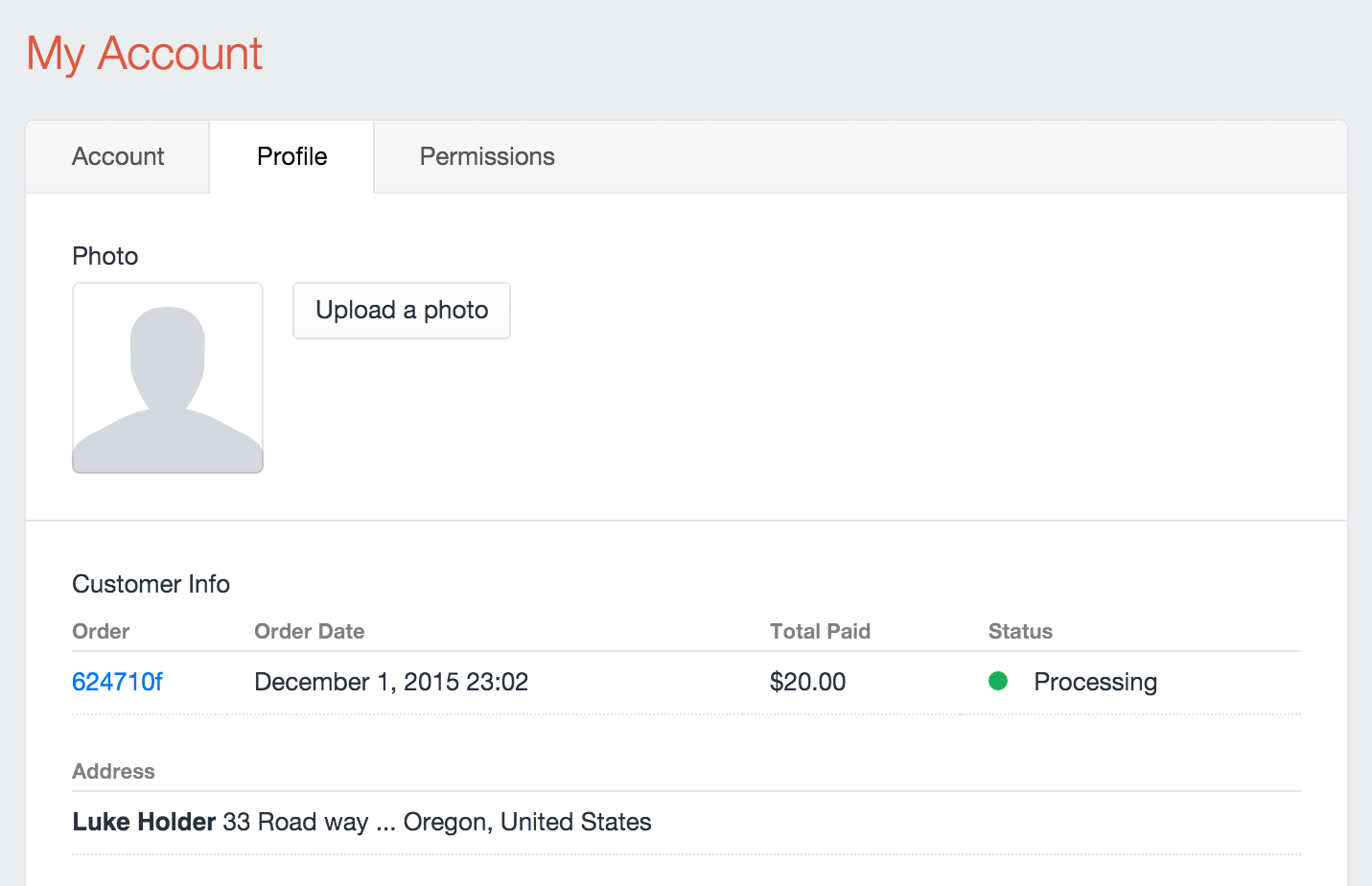 Products field modal