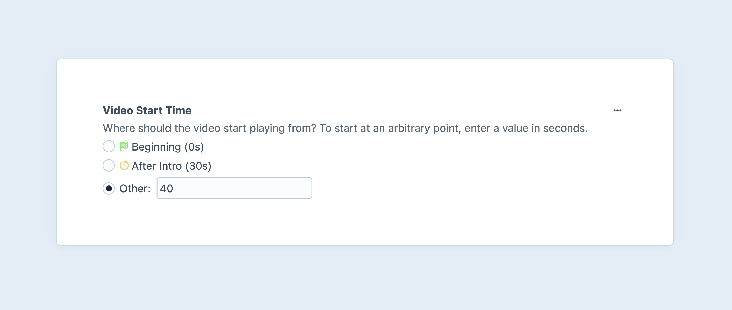 Screenshot of a radio buttons field interface in the Craft control panel